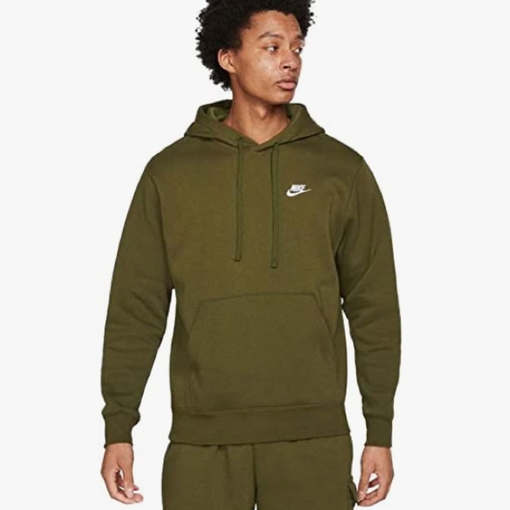 NWOT Men’s Large Nike Green Fleece Lined Sweatshirt, Brand New, Never Worn